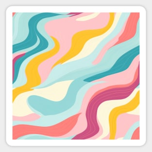 Autumn Nostalgia: Retro Pastel Doodle Delight Sticker